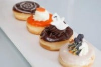 4 Halloween Themed Three-Bite Doughnuts